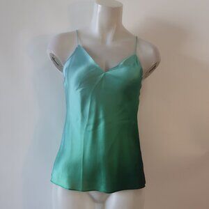 Womens CAMI NYC Blue, Green Ombre Camisole Tank Top XS